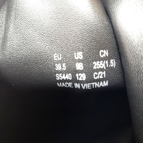 stuart weitzman boots 5050 Suede Over The Knee 9B Black Stretch Block Heel S5440 - Picture 12 of 12